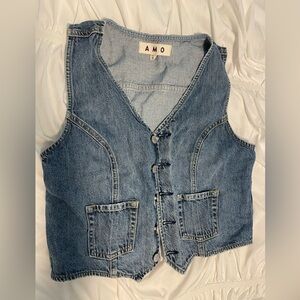 AMO denim vest